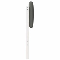 Tête de lit capitonnée Blanc et gris clair 100 cm Pin massif 626828626828