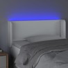 Tête de lit à LED Blanc 103x16x78/88 cm Similicuir 626831626831