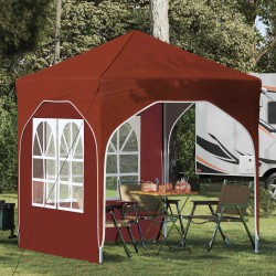 Tente de fête pop-up 192 x 192 x 245 cm Terre cuite 626833626833