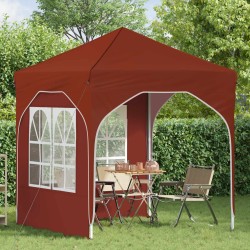 Tente de fête pop-up 192 x 192 x 245 cm Terre cuite 626833626833