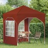 Tente de fête pop-up 192 x 192 x 245 cm Terre cuite 626833626833