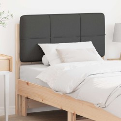 Tête de lit capitonnée Brun et gris foncé 75 cm Pin massif 626839626839