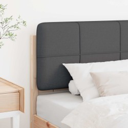 Tête de lit capitonnée Brun et gris foncé 75 cm Pin massif 626839626839