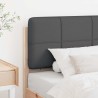 Tête de lit capitonnée Brun et gris foncé 75 cm Pin massif 626839626839