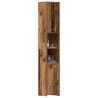 Armoire salle de bain vieux bois 30x30x183,5 cm bois ingénierie 626840626840