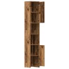 Armoire salle de bain vieux bois 30x30x183,5 cm bois ingénierie 626840626840