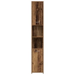 Armoire salle de bain vieux bois 30x30x183,5 cm bois ingénierie 626840626840