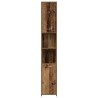 Armoire salle de bain vieux bois 30x30x183,5 cm bois ingénierie 626840626840