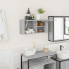 Armoire murale de bain sonoma gris 60x25x30cm bois d'ingénierie 626841626841