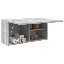 Armoire murale de bain sonoma gris 60x25x30cm bois d'ingénierie 626841626841