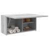 Armoire murale de bain sonoma gris 60x25x30cm bois d'ingénierie 626841626841
