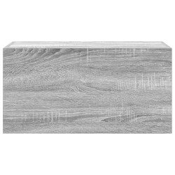 Armoire murale de bain sonoma gris 60x25x30cm bois d'ingénierie 626841626841