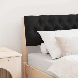 Tête de lit capitonnée Noir 75 cm Pin massif 626845626845