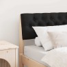 Tête de lit capitonnée Noir 75 cm Pin massif 626845626845