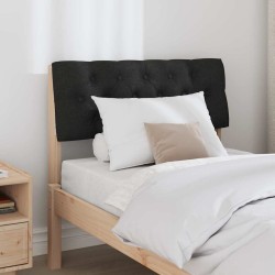 Tête de lit capitonnée Noir 75 cm Pin massif 626845626845