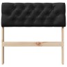 Tête de lit capitonnée Noir 75 cm Pin massif 626845626845