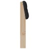 Tête de lit capitonnée Noir 75 cm Pin massif 626845626845