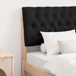 Tête de lit capitonnée Noir 75 cm Pin massif 626846626846