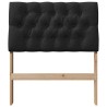Tête de lit capitonnée Noir 75 cm Pin massif 626846626846