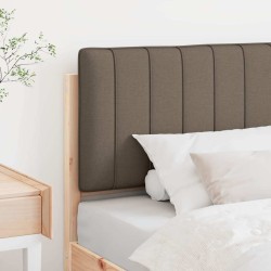 Tête de lit capitonnée Marron et Taupe 75 cm Pin massif 626851626851