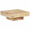 Table basse 80x80x28 cm Bois de manguier massif 626854626854