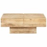 Table basse 80x80x28 cm Bois de manguier massif 626854626854