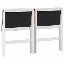 Tête de lit capitonnée Gris clair 135 cm Pin massif 626855626855
