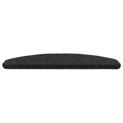 Tapis d'escalier auto-adhésifs 15 pcs Noir 80 x 28 x 3,5 cm 626857626857