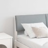 Tête de lit capitonnée Gris clair 135 cm Pin massif 626858626858