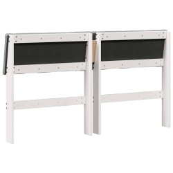 Tête de lit capitonnée Gris clair 135 cm Pin massif 626858626858
