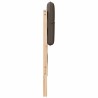 Tête de lit capitonnée Marron et Taupe 75 cm Pin massif 626863626863