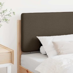 Tête de lit capitonnée Marron et Taupe 75 cm Pin massif 626864626864