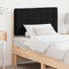 Tête de lit capitonnée Marron et Noir 75 cm Pin massif 626866626866