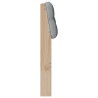 Tête de lit capitonnée Gris clair 75 cm Pin massif 626867626867