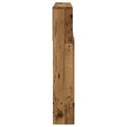 Armoire de tête de lit vieux bois 120x19x103,5 cm 626868626868