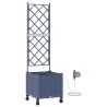 Porte-plante de jardin avec irrigation et roues Gris PP 626869626869