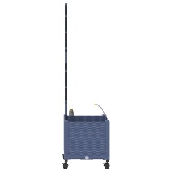 Porte-plante de jardin avec irrigation et roues Gris PP 626869626869
