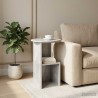 Table d'appoint Gris béton Ø 39,5 x 55 cm Bois d'ingénierie 626870626870