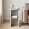 Table d'appoint Gris béton Ø 39,5 x 55 cm Bois d'ingénierie 626870626870