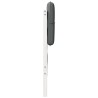 Tête de lit capitonnée Blanc et gris clair 75 cm Pin massif 626873626873