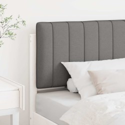 Tête de lit capitonnée Blanc et gris clair 75 cm Pin massif 626874626874