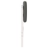 Tête de lit capitonnée Blanc et gris clair 75 cm Pin massif 626874626874