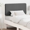 Tête de lit capitonnée Blanc et gris clair 75 cm Pin massif 626875626875