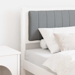 Tête de lit capitonnée avec tête de lit Blanc 80 cm Pin massif 626879626879
