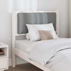 Tête de lit capitonnée avec tête de lit Blanc 80 cm Pin massif 626879626879