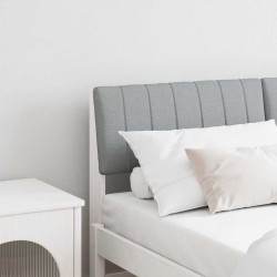 Tête de lit capitonnée Gris clair 135 cm Pin massif 626880626880