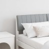 Tête de lit capitonnée Gris clair 135 cm Pin massif 626880626880