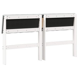 Tête de lit capitonnée Gris clair 135 cm Pin massif 626880626880