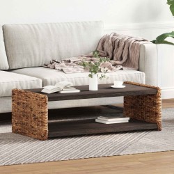 Table basse Naturel 110 x 55 x 35 cm Bois de Mahogany Massif 626881626881
