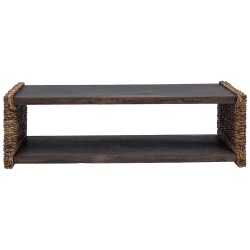 Table basse Naturel 110 x 55 x 35 cm Bois de Mahogany Massif 626881626881